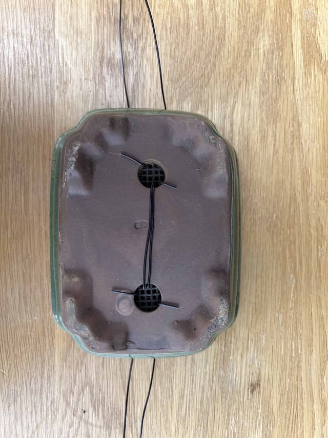 Jade pot preparation underside